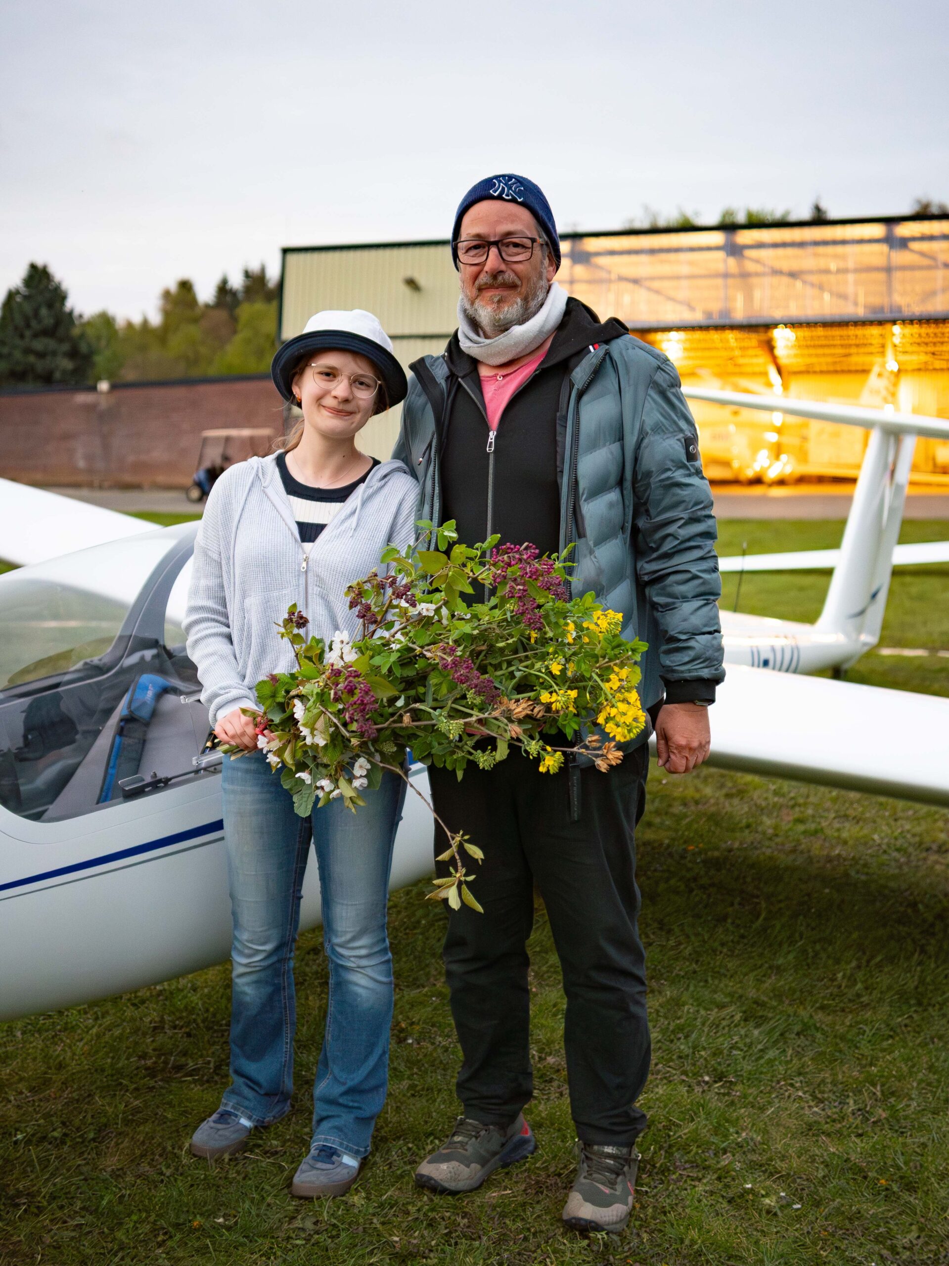Lilija Alleinflug